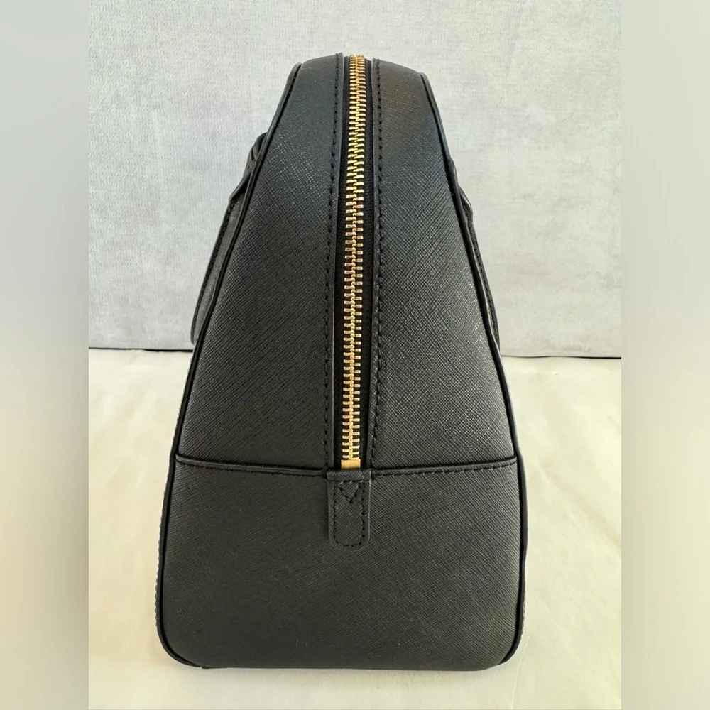 NEW Michael Kors Black Large Dome Satchel Bag NWOT